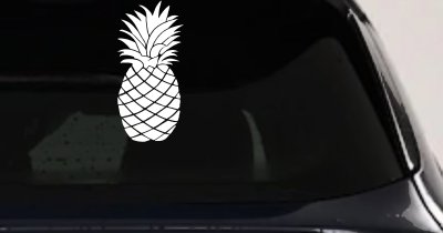 Pineapple Car or Truck Window Vinyl Decal Sticker