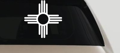 Native American Indian Sun Western Car or Truck Window Vinyl Decal Sticker