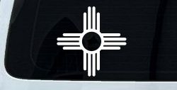 Native American Indian Sun Western Car or Truck Window Decal Sticker