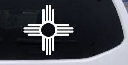 Native American Indian Sun Western Car or Truck Window Decal Sticker