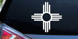 Native American Indian Sun Western Car or Truck Window Decal Sticker