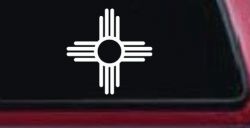 Native American Indian Sun Western Car or Truck Window Decal Sticker