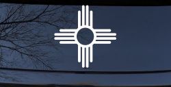 Native American Indian Sun Western Car or Truck Window Decal Sticker