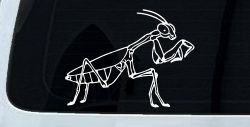 Praying Mantis Animals Car or Truck Window Decal Sticker