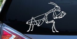 Praying Mantis Animals Car or Truck Window Decal Sticker