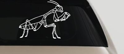 Praying Mantis Animals Car or Truck Window Vinyl Decal Sticker