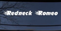 Redneck Romeo Country Car or Truck Window Decal Sticker