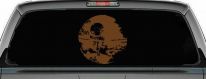 Death Star Sci Fi Car or Truck Window Decal Sticker (Copper)