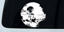 Death Star Sci Fi Car or Truck Window Decal Sticker