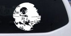 Death Star Sci Fi Car or Truck Window Decal Sticker