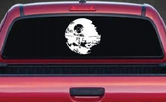 Death Star Sci Fi Car or Truck Window Decal Sticker