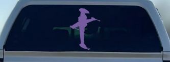 B Wing Sci Fi Car or Truck Window Decal Sticker (Purple)