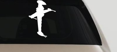 B Wing Sci Fi Car or Truck Window Vinyl Decal Sticker