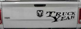 Truck Yeah Country Car or Truck Window Vinyl Decal Sticker (Black)