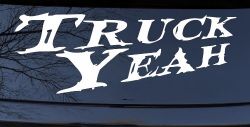 Truck Yeah Country Car or Truck Window Decal Sticker
