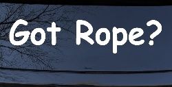Got Rope Repelling Car or Truck Window Decal Sticker