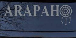 Arapaho Tribe Dreamcatcher Native American Indian Dream Catcher Car or Truck Window Vinyl Decal Sticker (Telegrey)