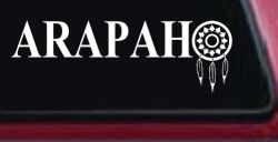 Arapaho Tribe Dreamcatcher Native American Indian Dream Catcher Car or Truck Window Decal Sticker