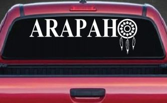 Arapaho Tribe Dreamcatcher Native American Indian Dream Catcher Car or Truck Window Decal Sticker