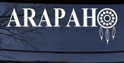 Arapaho Tribe Dreamcatcher Native American Indian Dream Catcher Car or Truck Window Decal Sticker