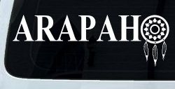 Arapaho Tribe Dreamcatcher Native American Indian Dream Catcher Car or Truck Window Decal Sticker