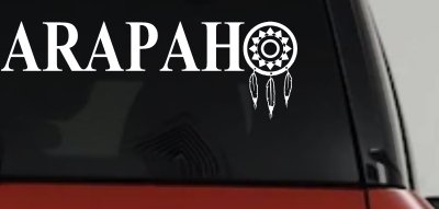 Arapaho Tribe Dreamcatcher Native American Indian Dream Catcher Car or Truck Window Vinyl Decal Sticker