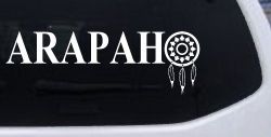 Arapaho Tribe Dreamcatcher Native American Indian Dream Catcher Car or Truck Window Decal Sticker