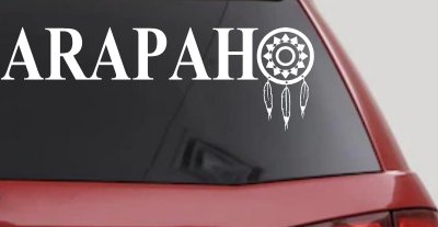 Arapaho Tribe Dreamcatcher Native American Indian Dream Catcher Car or Truck Window Vinyl Decal Sticker