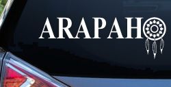 Arapaho Tribe Dreamcatcher Native American Indian Dream Catcher Car or Truck Window Decal Sticker