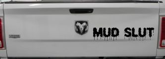 Mud Slut  Off Road Car or Truck Window Decal Sticker (Black)