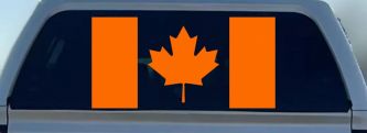 Flag Of Canada Maple Leaf (Orange)