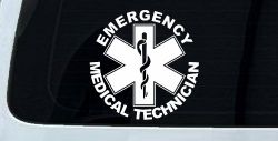 Emergency Medical Technician EMT Car or Truck Window Decal Sticker