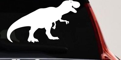 T Rex Funny Car or Truck Window Vinyl Decal Sticker