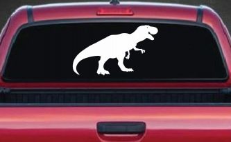 T Rex Funny Car or Truck Window Decal Sticker