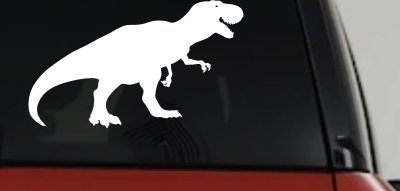 T Rex Funny Car or Truck Window Vinyl Decal Sticker