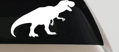 T Rex Funny Car or Truck Window Vinyl Decal Sticker