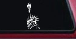 Statue Of Liberty  Patriotic Car or Truck Window Decal Sticker