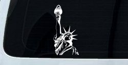 Statue Of Liberty  Patriotic Car or Truck Window Decal Sticker
