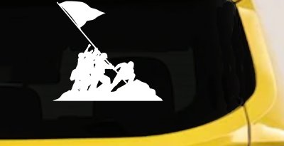 Battle Of Iwo Jima  Military Car or Truck Window Vinyl Decal Sticker