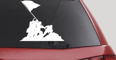 Battle Of Iwo Jima  Military Car or Truck Window Vinyl Decal Sticker