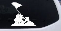 Battle Of Iwo Jima  Military Car or Truck Window Decal Sticker