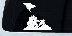 Battle Of Iwo Jima  Military Car or Truck Window Decal Sticker