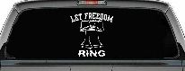 Liberty Bell Let Freedom Ring Car or Truck Window Decal Sticker