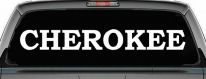 Cherokee native American Indian Car or Truck Window Decal Sticker