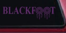 Blackfoot Tribe Dreamcatcher Native American Indian Dream Catcher Car or Truck Window Vinyl Decal Sticker (Violet)