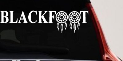 Blackfoot Tribe Dreamcatcher Native American Indian Dream Catcher Car or Truck Window Vinyl Decal Sticker