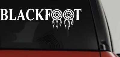 Blackfoot Tribe Dreamcatcher Native American Indian Dream Catcher Car or Truck Window Vinyl Decal Sticker