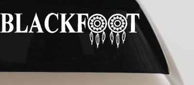 Blackfoot Tribe Dreamcatcher Native American Indian Dream Catcher Car or Truck Window Vinyl Decal Sticker