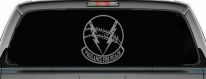 524th Bomb Squadron Vigilance For Peace Military Car or Truck Window Vinyl Decal Sticker (Telegrey)