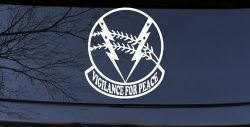 524th Bomb Squadron Vigilance For Peace Military Car or Truck Window Decal Sticker